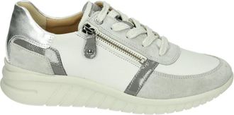 Hartjes Sportieve Lage Damesschoenen Lichtgrijs - Dames - Sneakers - Grijs - 38 EU - Su&egrave;de - Schoenen