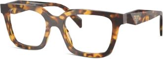 Prada square-frame glasses - Brown