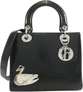 Dior Pre-owned Lady Deerskin Handbag - Dames - Vintage Handtas - Zwart - ONE Size - Leer - Vintage