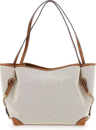 Chlo&eacute; Womens Tote Bag Clover Brown Cotton