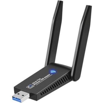 Elle Adaptador Wifi Usb 3.0 De Doble Banda Potente, 2.4g/5.8ghz, Adaptador Wifi Para Pc/port&aacute;til/tableta, Compatible Con Windows 11/10/8/7/vista/xp, Mac Os