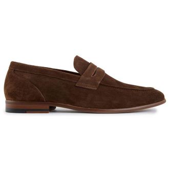 Sole Mens Ldn Wise Loafer Shoes - Tan Suede - Size UK 12