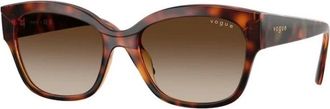 Vogue Eyewear Vo 5638Su Zonnebrillen - Dames - Zonnebrillen - Bruin - 55 MM - Nylon - Accessoires