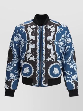 Versace polyamide bomber jacket