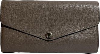 Louis Vuitton Brown Monogram Empreinte Leather Wallet (Bi-Fold) (Pre-Owned)