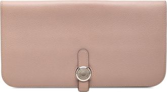 Herm&egrave;s Pink Coin Purse/Coin Case (Pre-Owned)