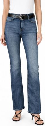 Fidelity Denim Lily High Boot Jeans in Idol Blue at Nordstrom, Size 24 32