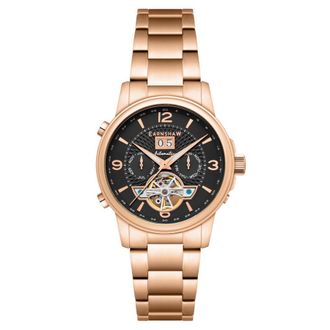 Earnshaw Marylebone Black Dial Mens Watch ES-8177-55