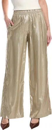 Brunello Cucinelli Metallic Pull-On Pant