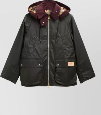 Barbour paul smith hooded waxed jacket bedale