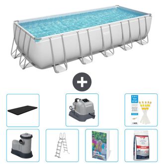 Bestway Piscina Bestway Power Steel Rectangular - 640x274x132 Cm - 8-piezas S649