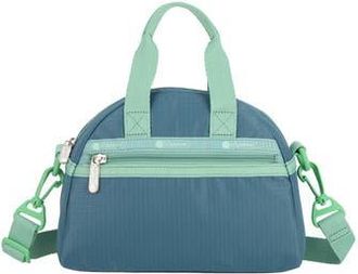 LeSportsac Small Round Water Repellent Satchel in Blue Indigo/Mint at Nordstrom Rack