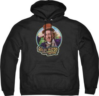 Gildan Willy Wonka And The Chocolate Factory Its Scrumdiddlyumptious Adult Pull Over Hoodie / Hooded Sweatshirt