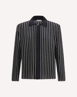 Jil Sander Embroidered crochet Cardigan Male 50