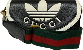 Gucci Pre-owned Cross Body Bags, female, Black, Size: ONE SIZE Pre-owned Vintage Shoulder Bag