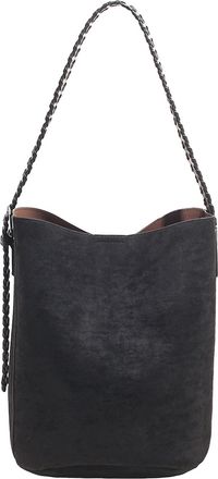 Generic Kexpery Faux Suede Bucket Bag for Women and Girls with Adjustable Shoulder Strap Spacious Shoulder Bag for Outing, Daily Work