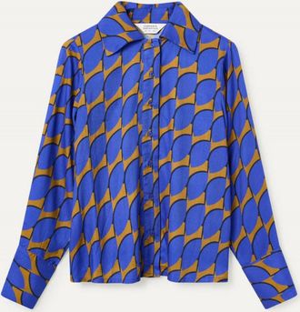 Compa&ntilde;&iacute;afant&aacute;stica Womens Skouros Big Print Shirt In Multi