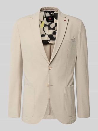 CG - Club of Gents Sakko mit seitlichen Eingrifftaschen Modell Carter in Beige Melange, Gr&ouml;&szlig;e 46