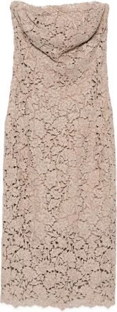 Ermanno Scervino Abito corto a fiori - Toni neutri