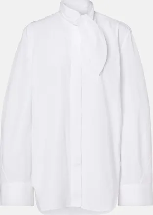 Givenchy Tie-neck cotton shirt