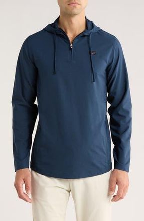Travis Mathew Topflight Half Zip Hoodie in Insignia at Nordstrom Rack, Size Small