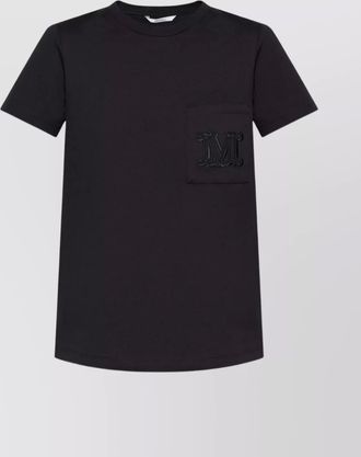 Max Mara cotton logo-embroidered t-shirt