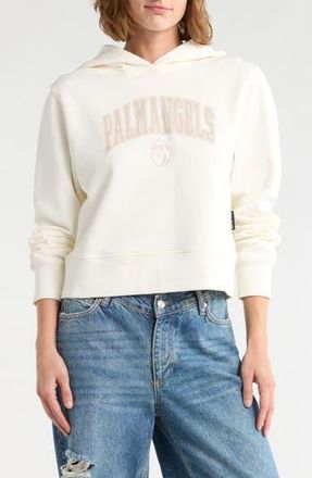 Palm Angels Logo Hooded Sweatshirt in White at Nordstrom Rack, Size Xx-Small