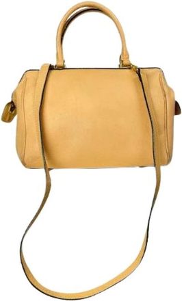 Celine Pre-owned Vintage Handtas - Dames - Vintage Handtas - Geel - ONE Size - Leer - Vintage