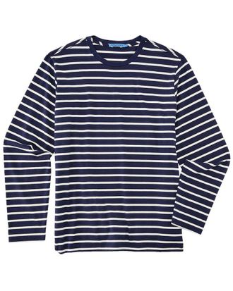 J.McLaughlin J.Mclaughlin Blue Ryan Knit Shirt