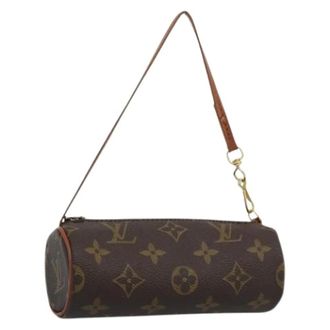 Louis Vuitton Pre-owned Pouch - Dames - Pre-owned - Bruin - Maat: ONE Size Leer