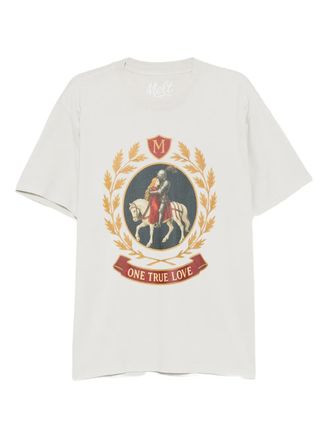 Melt T-shirt met print - Beige