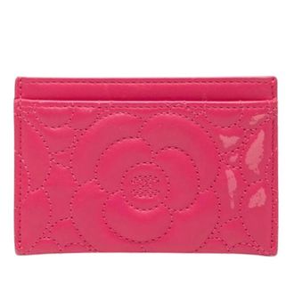 Chanel Pre-owned Wallets, female, Pink, Size: ONE SIZE Pre-owned Card case