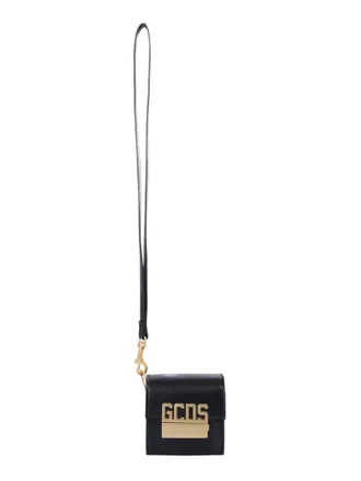 GCDS Compact Black Belt Bag