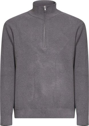 Nn.07 Danny Half Zip 6429 - Heren - Coltruien - Grijs - 2XL - Polyester - Truien & Vesten