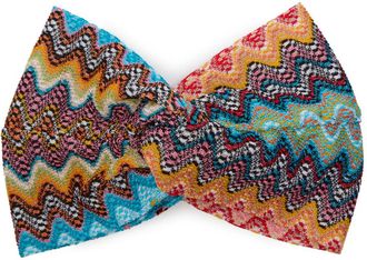Missoni Zigzag-intarsia Knitted Headband - Multicoloured - One Size