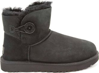 UGG Womens Mini Bailey Button Ii Boot In Black