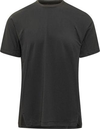 Yohji Yamamoto Running T-shirt met korte mouwen - Heren - T-shirts - Zwart - M - Polyester - Tops