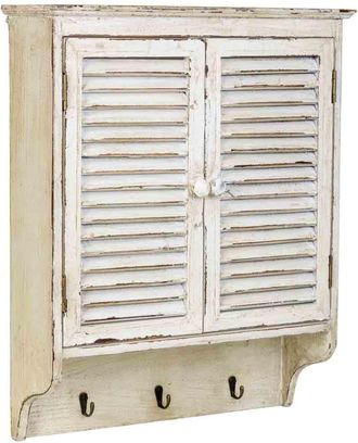 Wanderlust Deco Armario de madera beige 54x17x67h cm