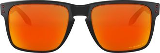 Oakley Holbrook XL 59mm Prizm Polarized Sunglasses in Black /Orange at Nordstrom