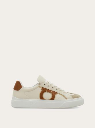 Ferragamo Men Gancini sneaker Beige Size 10.5