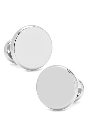 Cufflinks Inc. Round Stainless Steel Cuff Links in Silver at Nordstrom