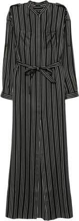 Tom Ford Gestreepte jurk - Zwart