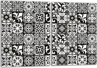 OEM Placa Protectora De Vidrio Para Estufa 2x40x52 Mosaico