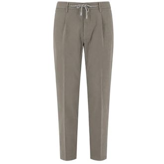 Eleventy Straight Tapered Trousers - male - Eleventy - Chinos - Gray - W36 - Trousers