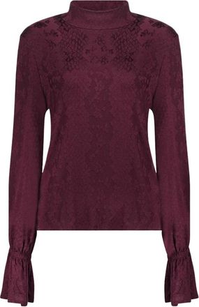 Geisha Top met lange mouwen - Dames - Tops - Paars - Maat: XL