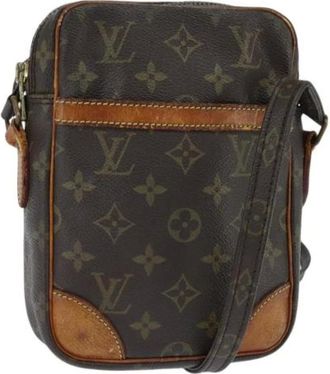Louis Vuitton Pre-owned Cross Body Bags, female, Brown, Size: ONE SIZE Pre-owned Canvas Cross Body Bag