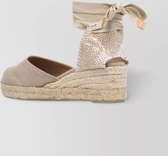 Castaner raffia wedge espadrilles