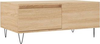vidaXL Tavolino Salotto Rovere Sonoma 90x50x36,5 cm Legno Multistrato - Vidaxl