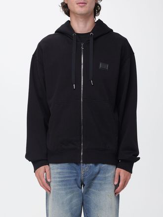 Dolce & Gabbana Cotton Zip-Up Hoodie with Kangaroo Pocket
