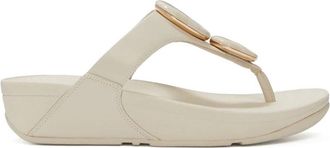 FitFlop Fitflop Womens Lulu Marbled-Stone Toe Post in Paris